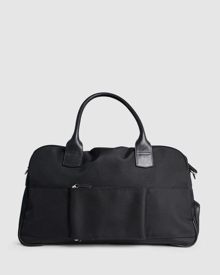 Journey Maker 48 Hour Weekender black ballistic nylon side view