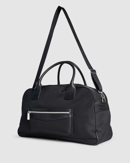 Journey Maker 48 Hour Weekender black ballistic nylon back view