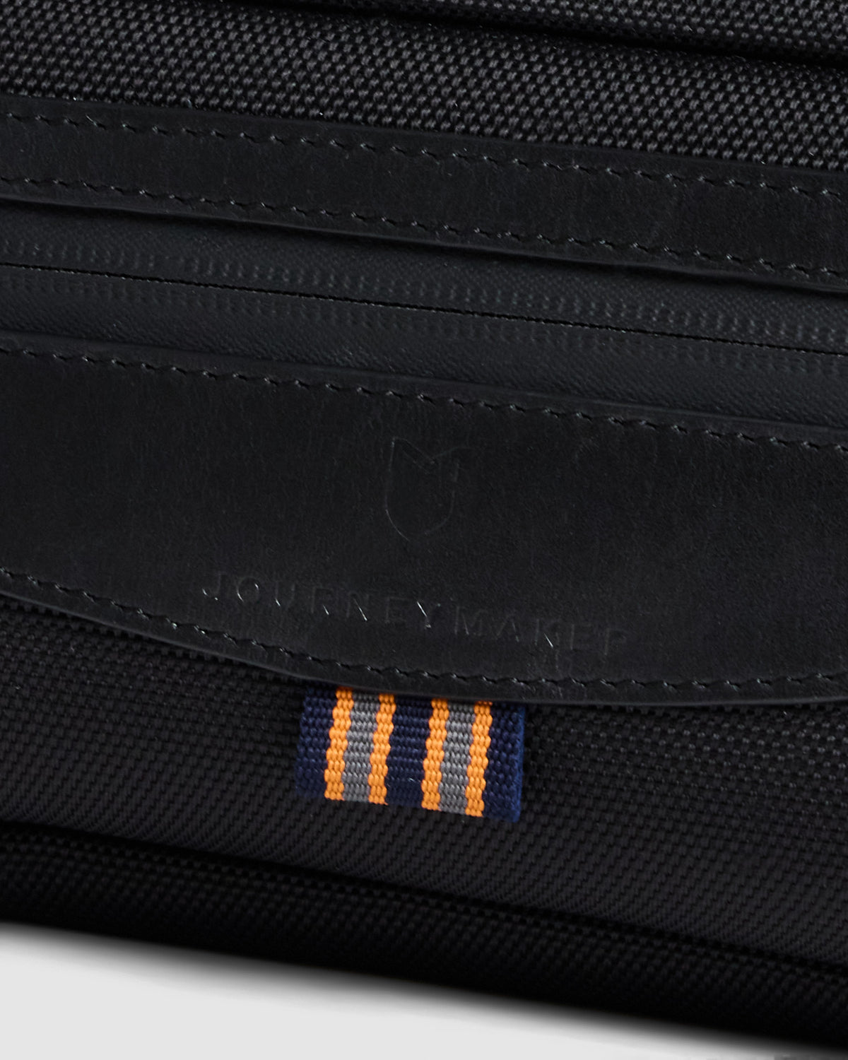 Journey Maker Washbag black ballistic nylon side view