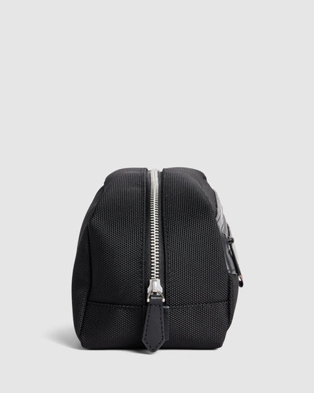 Journey Maker Washbag black ballistic nylon back view