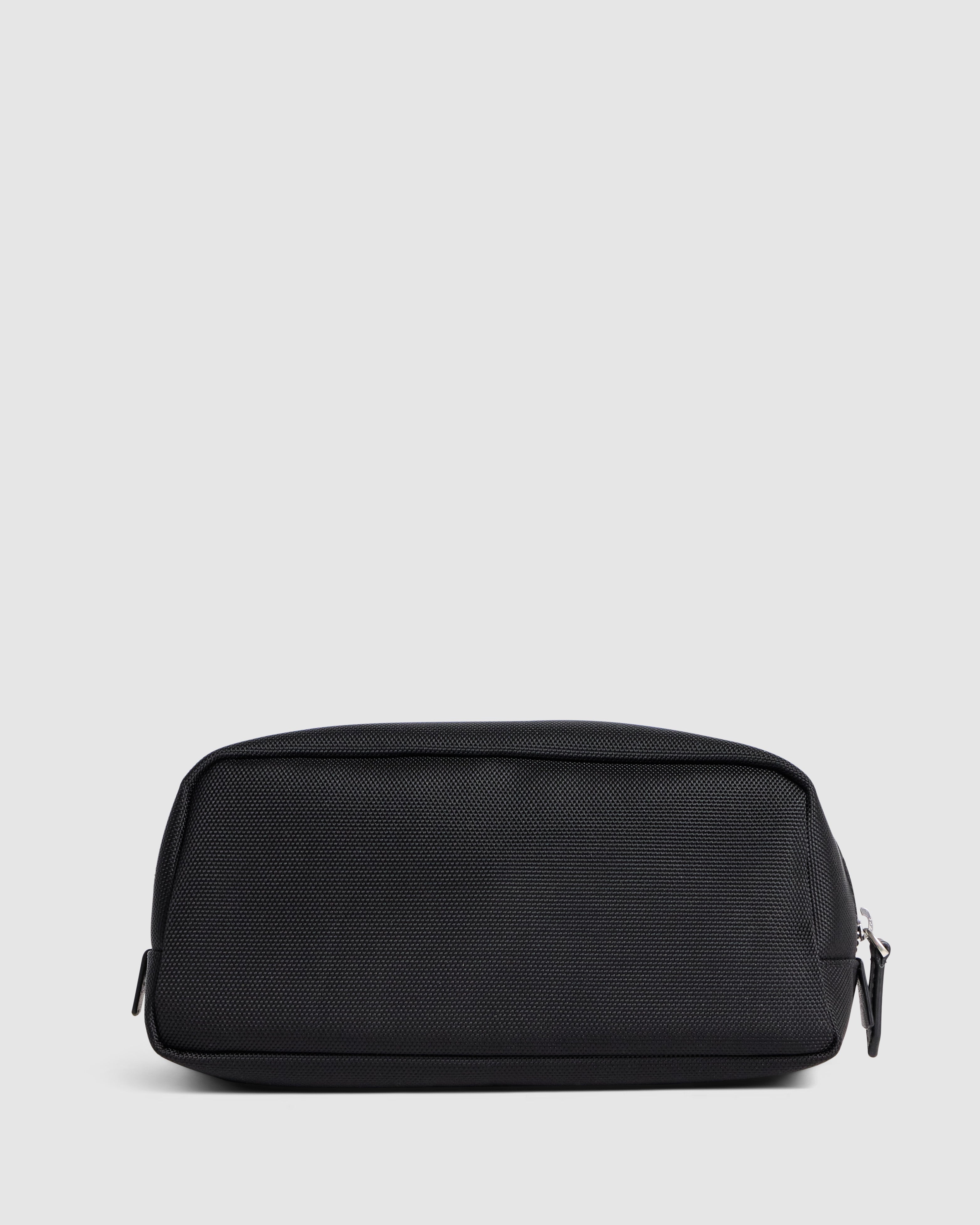 Journey Maker Washbag black ballistic nylon interior view