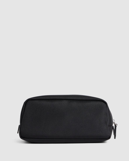 Journey Maker Washbag black ballistic nylon interior view