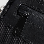 Journey Maker Washbag black ballistic nylon detail view