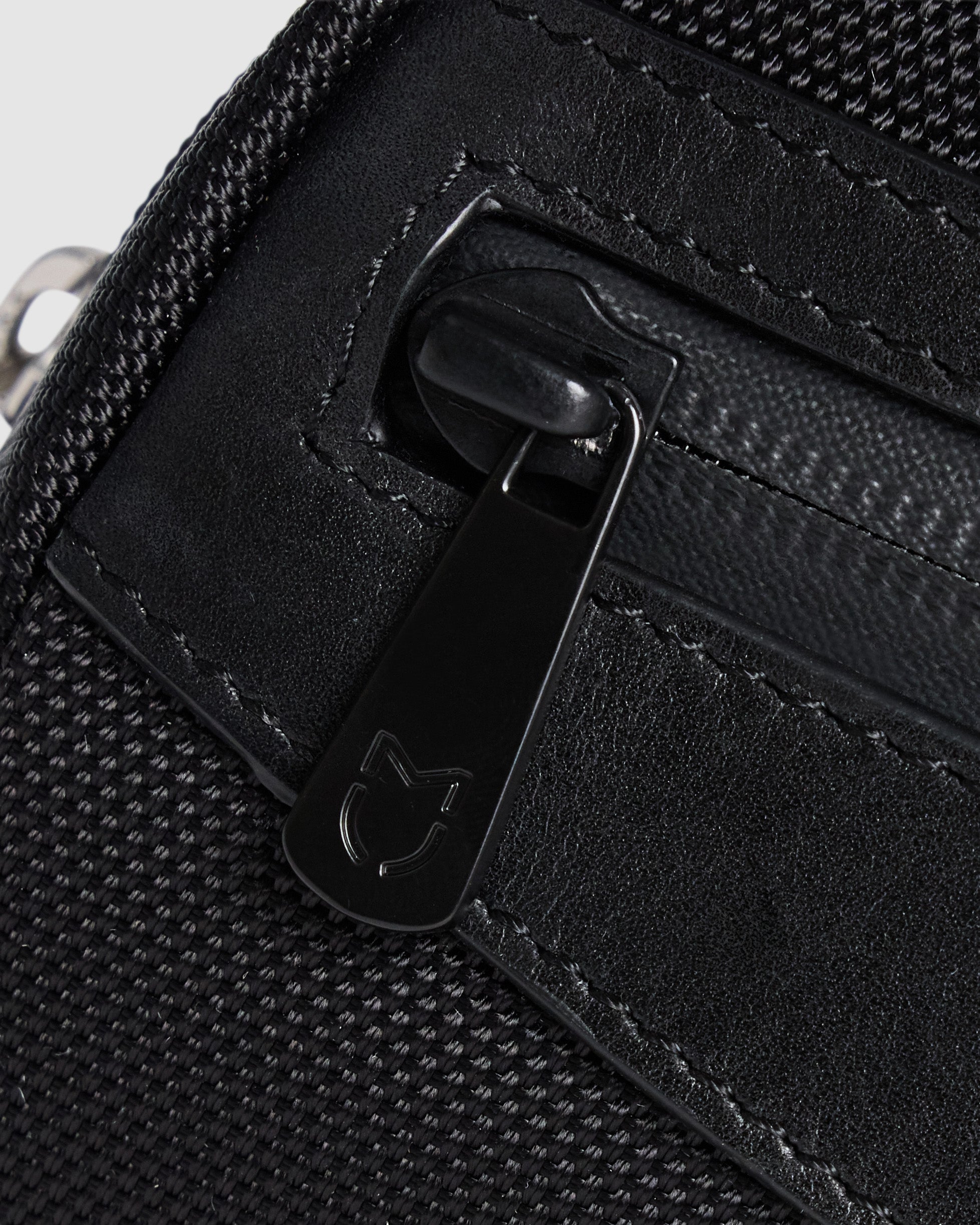 Journey Maker Washbag black ballistic nylon detail view