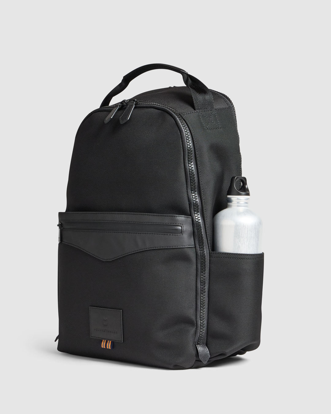 Journey Maker 12 Hour Backpack black ballistic nylon side view