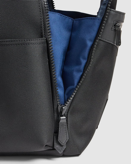 Journey Maker 12 Hour Backpack black ballistic nylon detail