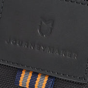 Journey Maker 9 Hour Sling Bag black ballistic nylon detail view