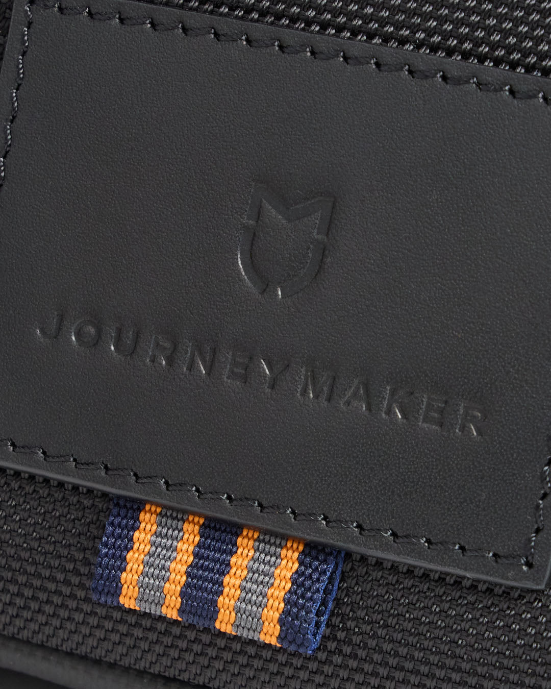 Journey Maker 9 Hour Sling Bag black ballistic nylon detail view