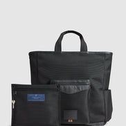 Journey Maker 24 Hour 2 Way Tote black ballistic nylon lifestyle