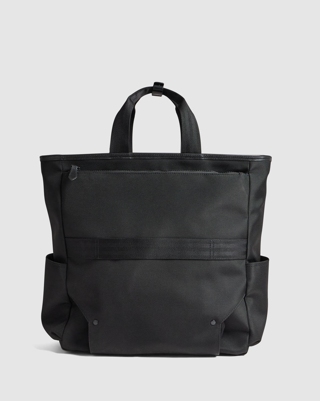 Journey Maker 24 Hour 2 Way Tote black ballistic nylon interior view