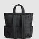 Journey Maker 24 Hour 2 Way Tote black ballistic nylon back view