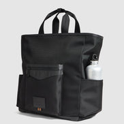 Journey Maker 24 Hour 2 Way Tote black ballistic nylon side view
