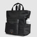 Journey Maker 24 Hour 2 Way Tote black ballistic nylon side view