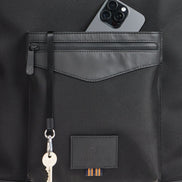 Journey Maker 24 Hour 2 Way Tote black ballistic nylon detail view