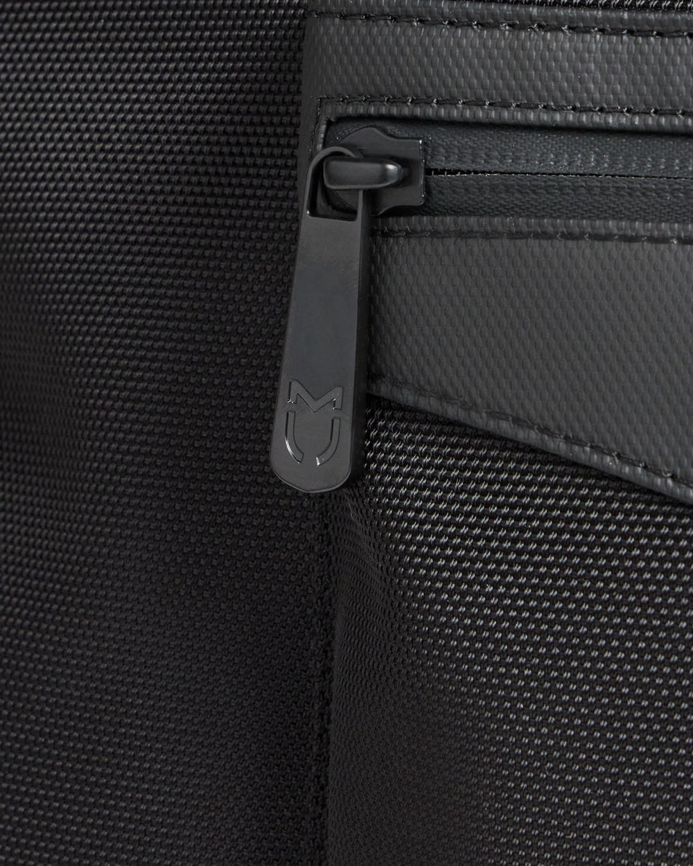 Journey Maker 24 Hour 2 Way Tote black ballistic nylon detail
