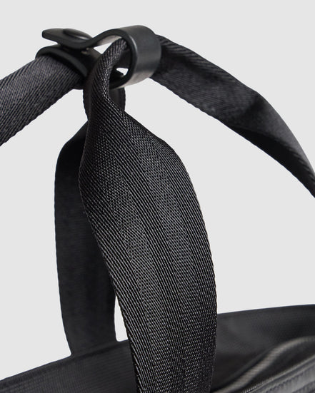 Journey Maker 24 Hour 2 Way Tote black ballistic nylon lifestyle