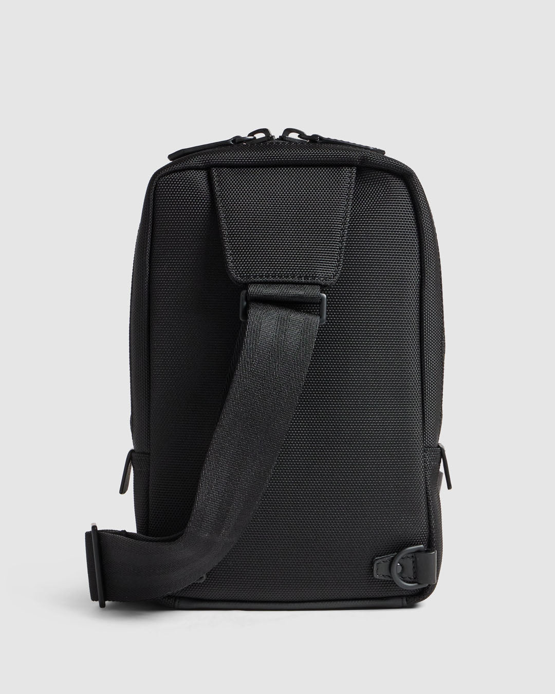 Journey Maker 9 Hour Sling Bag black ballistic nylon back view