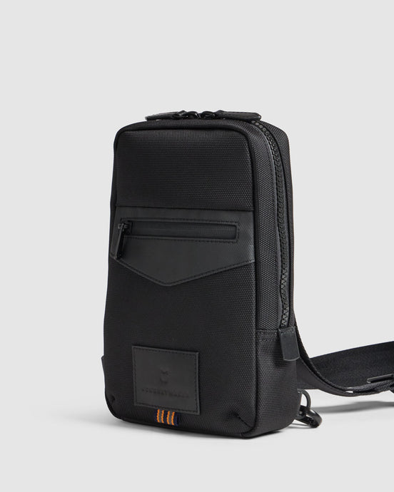 Journey Maker 9 Hour Sling Bag black ballistic nylon