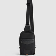 Journey Maker 9 Hour Sling Bag black ballistic nylon side view