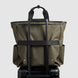 Journey Maker 24 Hour 2 Way Tote green cotton canvas lifestyle