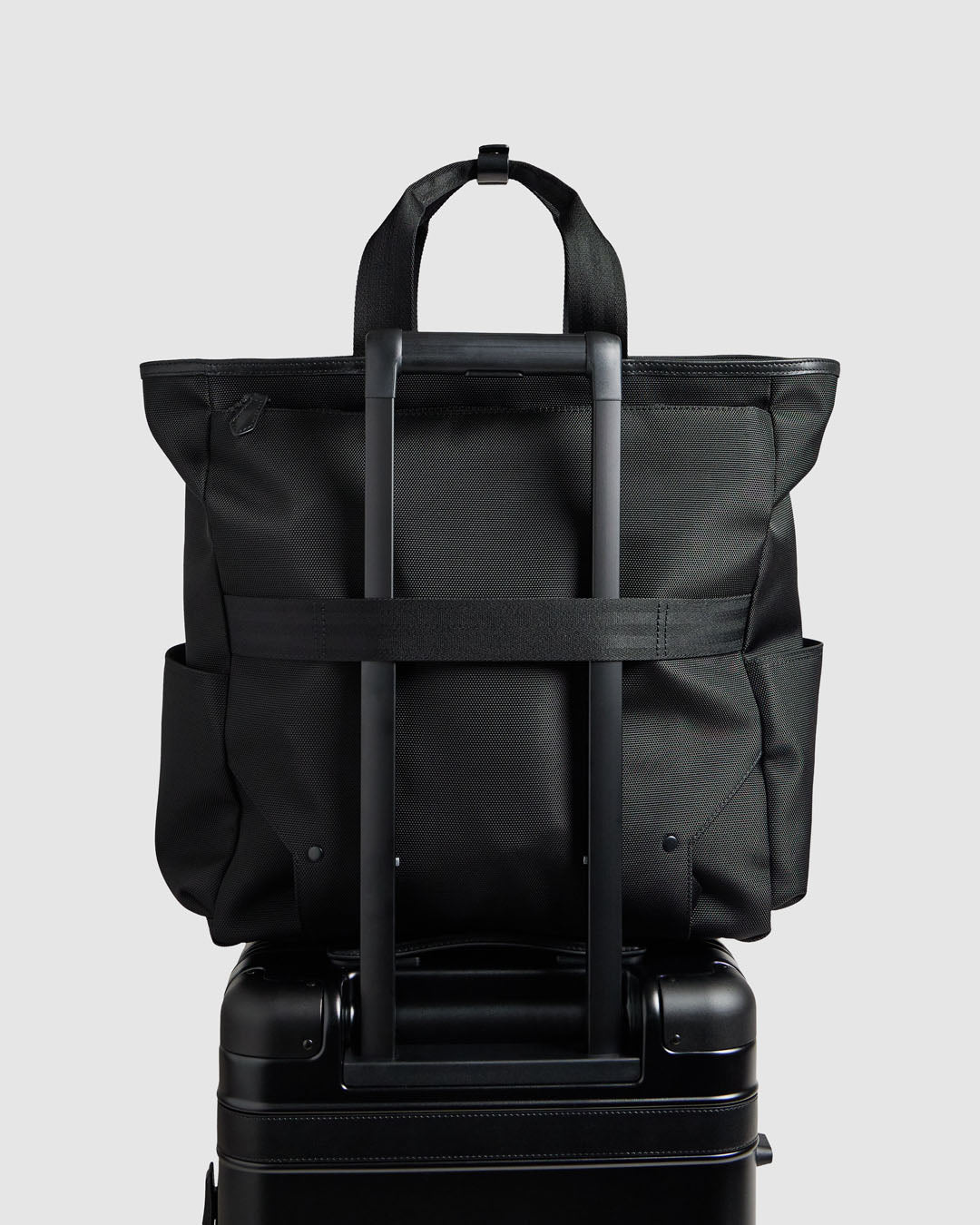 Journey Maker 24 Hour 2 Way Tote black ballistic nylon lifestyle