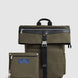 Journey Maker 24 Hour Roll Top Backpack green cotton canvas lifestyle