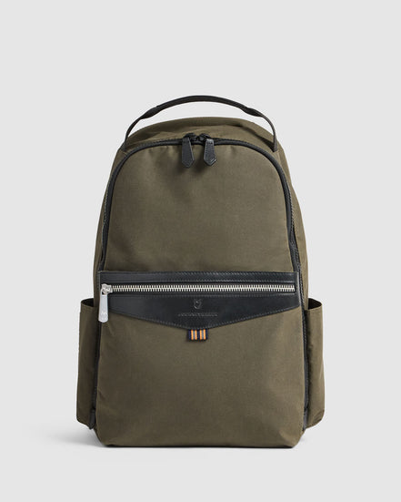 Journey Maker 12 Hour Backpack green cotton canvas