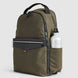 Journey Maker 12 Hour Backpack green cotton canvas side view