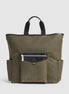 Journey Maker 24 Hour 2 Way Tote green cotton canvas