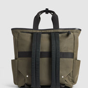 Journey Maker 24 Hour 2 Way Tote green cotton canvas interior view