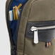 Journey Maker 9 Hour Sling Bag green cotton canvas detail view